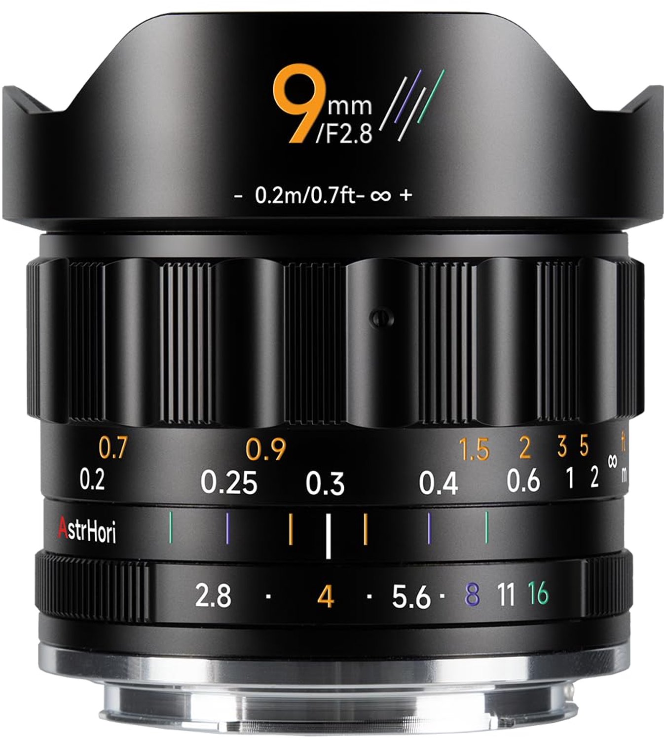 9mm F2.8 Ultra Wide Angle Lens - 111.4° gezichtsveld voor Micro Four Thirds