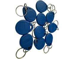 RFID Proximity Fobs Set van 10 in Blauw