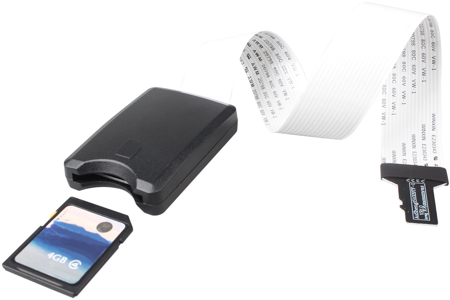 Micro SD naar SD Kaart Verlengkabel van 25cm voor Diverse Toepassingen