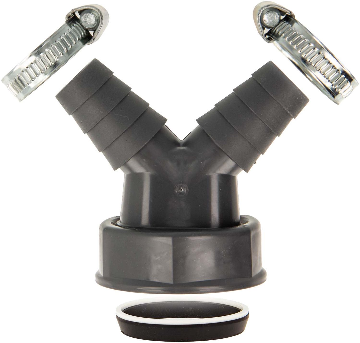 Dubbele Aansluiting voor Afvoer 1 1/2 Inch met Nozzles 19-23 mm