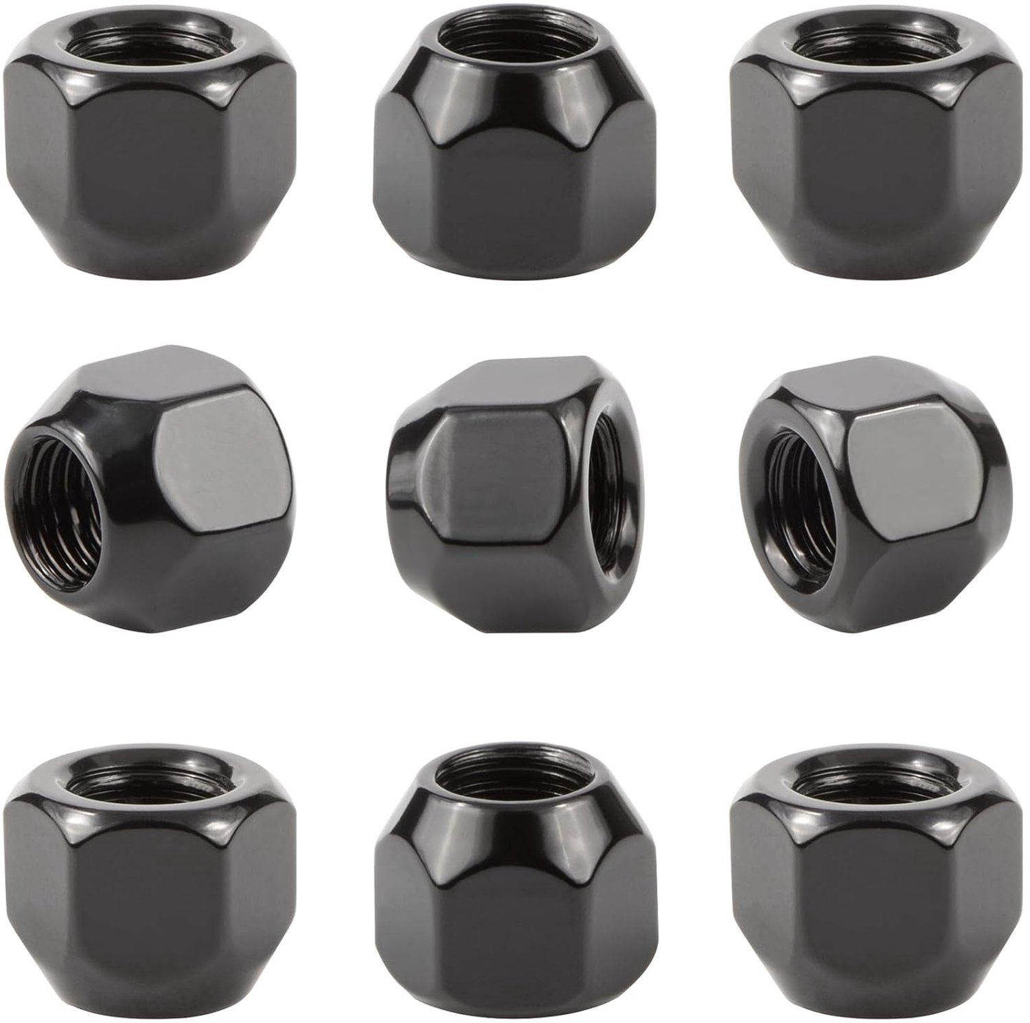 Wielbouten M12 x 1.5 - 20 stuks - Zwart - Duurzaam en corrosiebestendig - Vemera