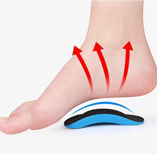 Orthopedische Inlegzolen voor Platvoeten met Steun voor de Voetboog, Verlichting van Hielpijn en Plantar Fasciitis — afbeelding 5
