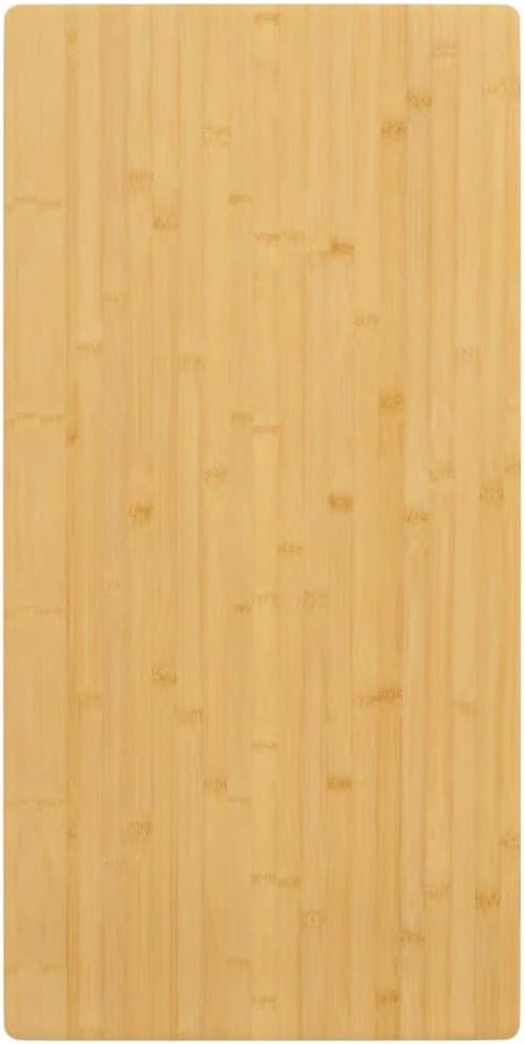Vervangingsplaat voor tafel, bijzettafel, vervangend tafelblad, geschikt voor eetkamer, café, hotel, restaurant, 40 x 80 x 1,5 cm, bamboe