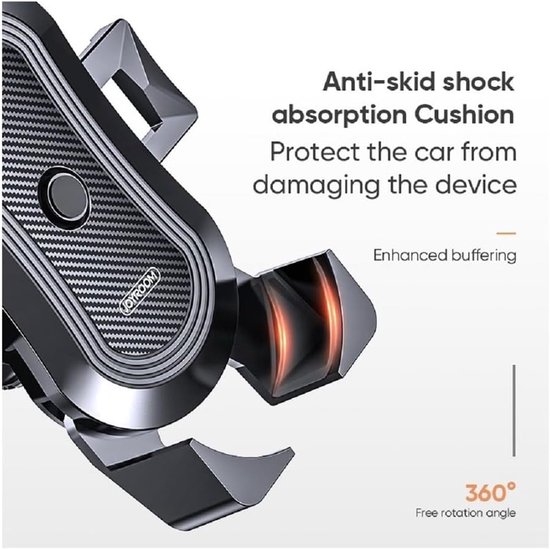 Holder Support voor Bicycle and Motorcycle Handlebars Automatic and Swivel 360º voor GIONEE F10 (2020) - Black — afbeelding 4