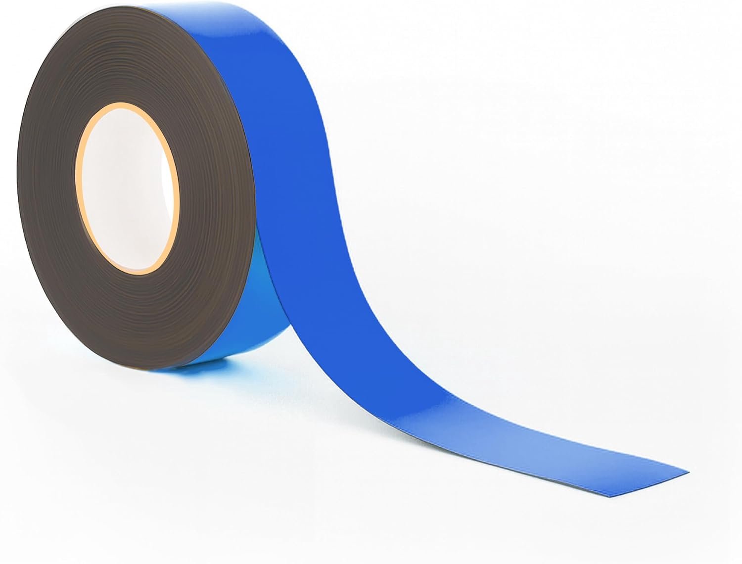 50 mm blauwe magneetband op rol - 5 meter - NIET zelfklevend