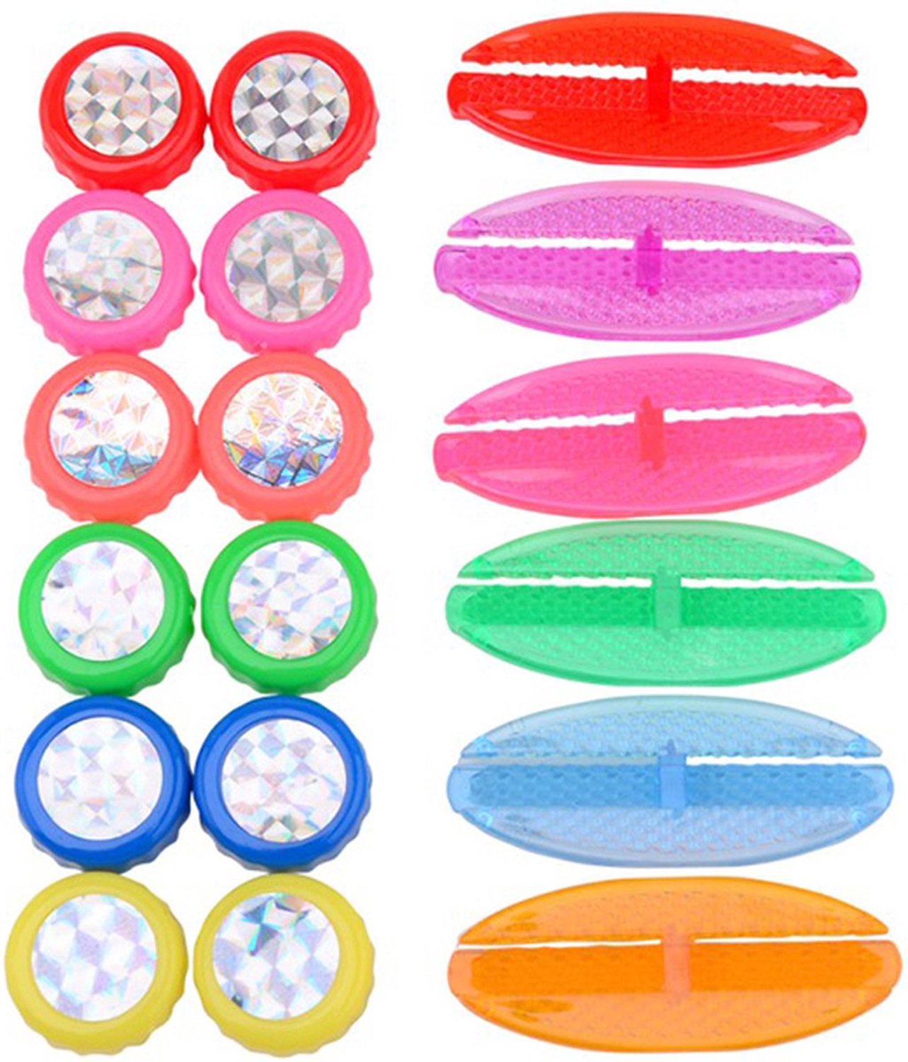 *** Spaakreflectoren set - Fietsreflectoren - Fiets accessoires voor kinderen - Multicolor - 18 stuks ***