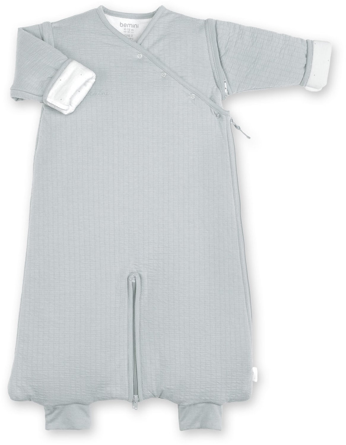 BEMINI Babyslaapzak - MAGIC BAG 4-12m - TOG 3 - Warm comfort - Grizou