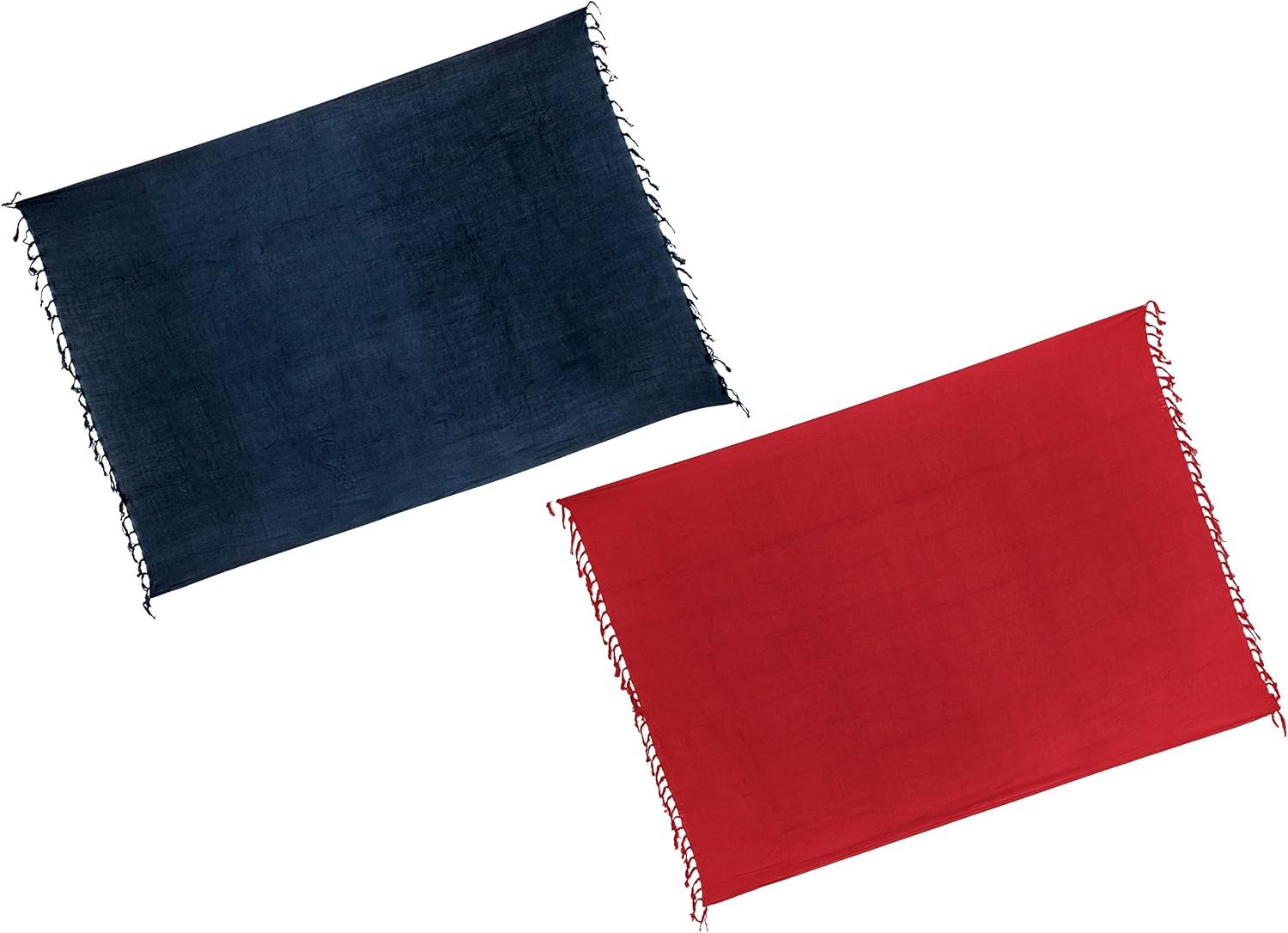 Keuze aan pareo sarong voor dames en heren, wikkelrok, strand, ondoorzichtig, als wikkeldoek of handdoekjurk en wikkeljurk, uniseks, effen met gesp