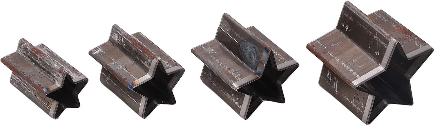 Snijden Mal Legering Stalen Lederen Pons Dobbelsteen Set met Opbergdoos Handwerk 4 Stks