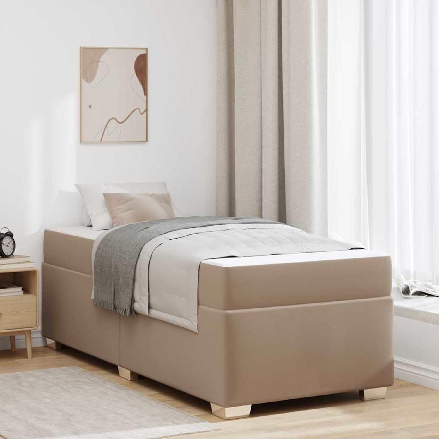 Bedframe modern design Cappuccino 80x200 cm