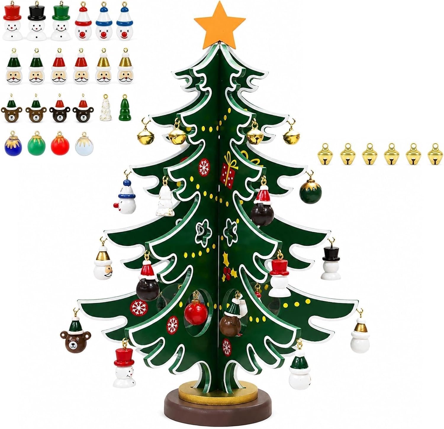 Kerstboom hout - tafeldecoratie Kerstmis