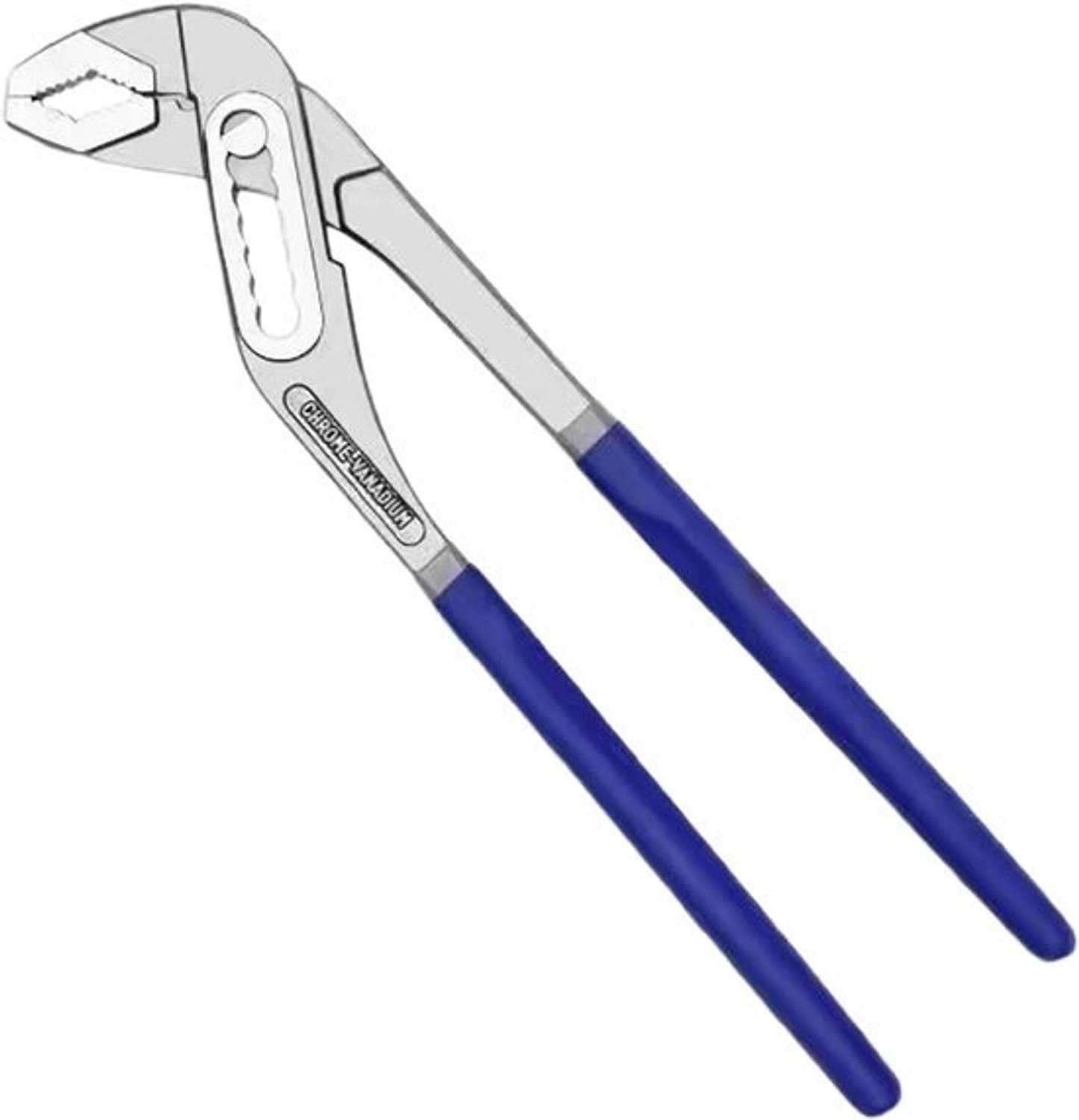 Waterpomptang - Verstelbare tang - Voor reparaties en werkplaatsen - Nauwkeurig inkepingenontwerp - 30.5 cm - Zilverkleurig