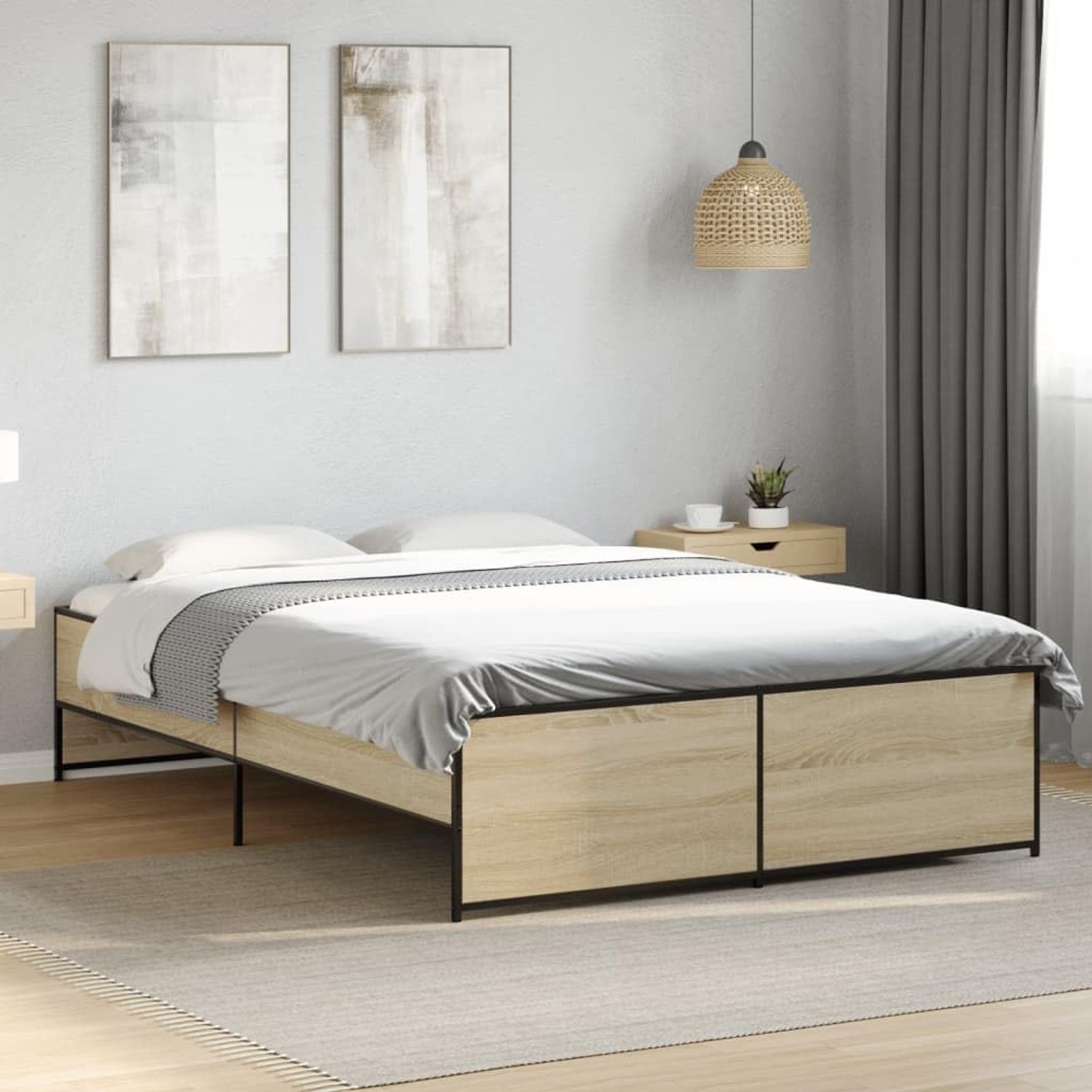 Hout Metalen poten Multiplex lattenbodem 120x190 cm