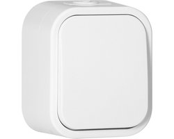 Deurknop voor Belinstallatie - Opbouwmontage Max. 250 V Max. Stroom 10 A Weerbestendig IP54 (wit)