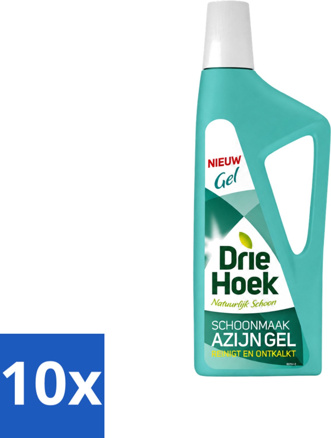 10 x Driehoek – Azijngel – 725 ml - Voordeelverpakking - 10 stuks