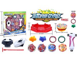 Halay Storm Gyro Tollen Set - Arena 34.5 Cm - 2 Tollen Met Licht - Launchers - Beyblade Geschikt