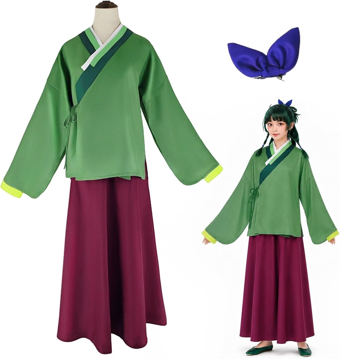 Vrouwelijk Anime Hanfu Kostuum voor Halloween, Carnaval en Cosplay Feestjes met Unieke Stijl