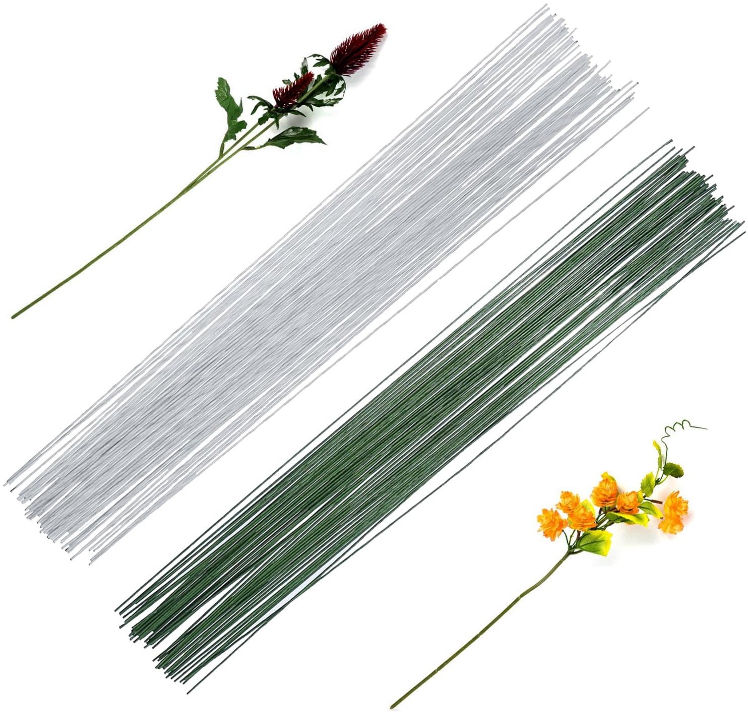 100 Stuks Bloemengaren voor Knutselen en Decoratie