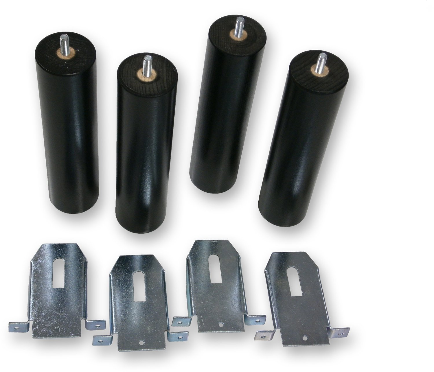 Mahoton Beukenhouten potenset zwart - 28 cm