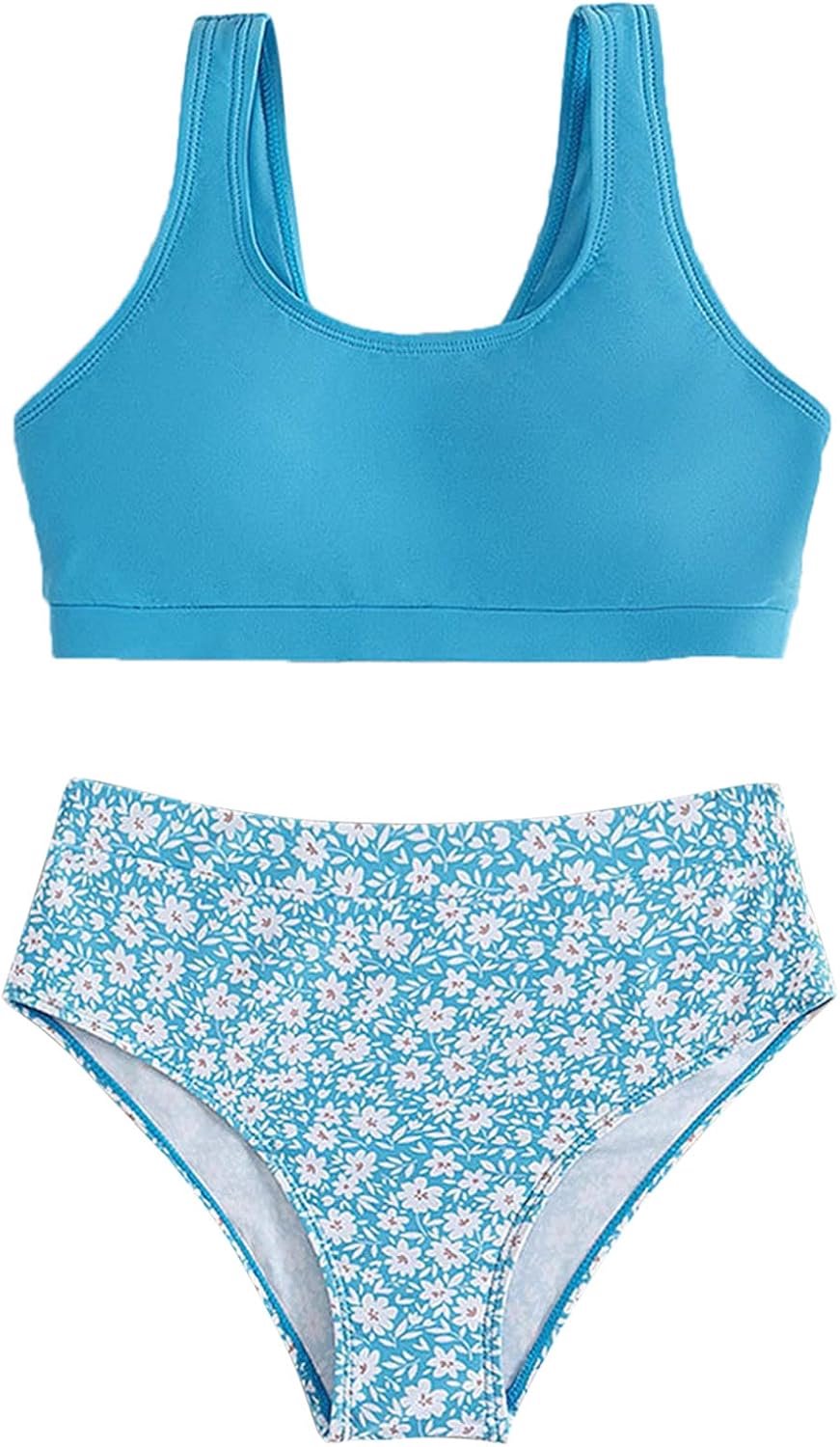 Badpak voor meisjes, 1 stuk, open rug, kinderen, zonwering, zwemmen, zwembad, strand, zomer, sneldrogend, schattig, casual, 2-14 jaar, A17