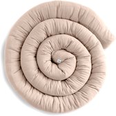 LILIMAUS Bedomrander 300 cm - bedslang voor ledikant en kinderbed - mousseline katoen - zachtroze