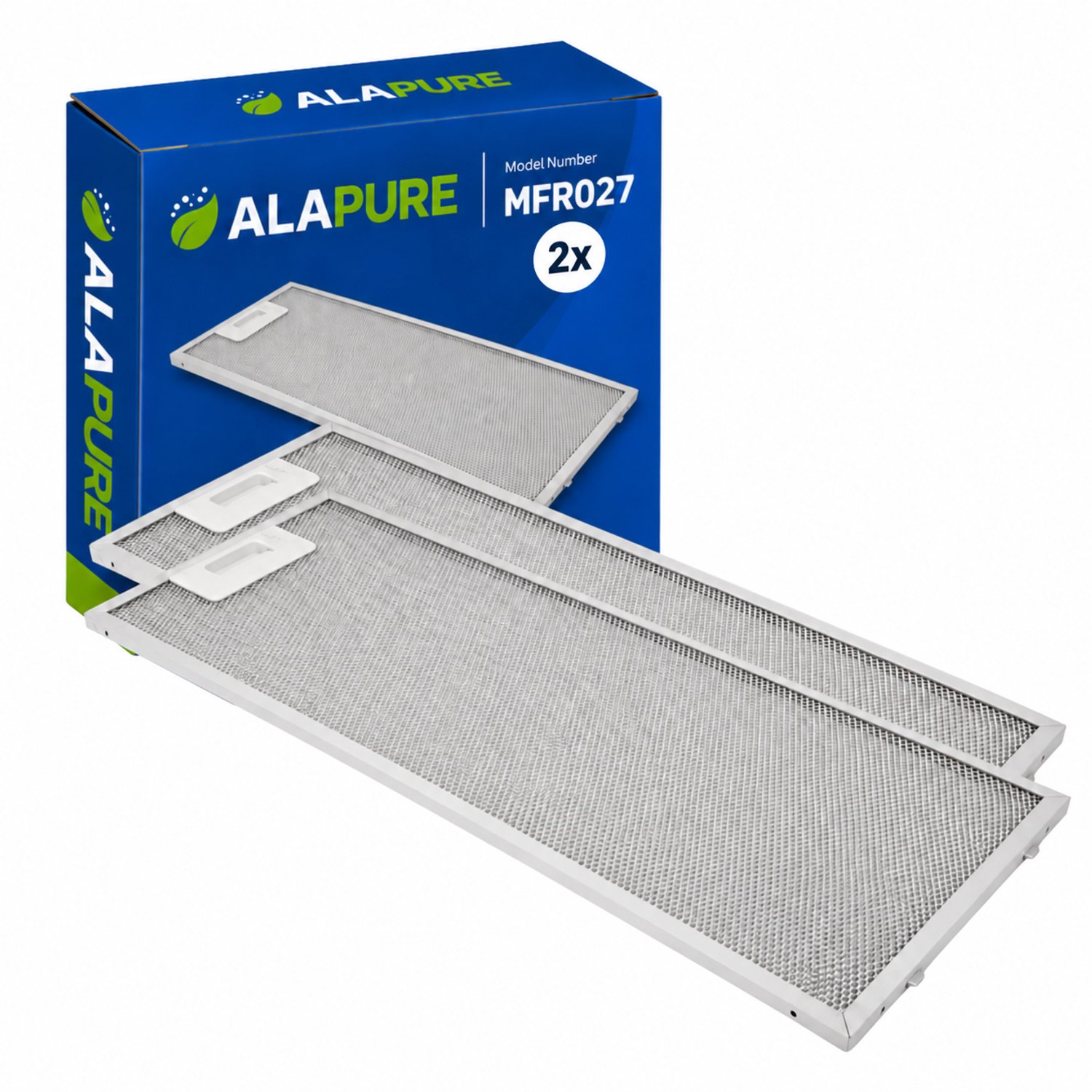 2x Metaalfilter voor Inventum 40600900029 200x496x9mm