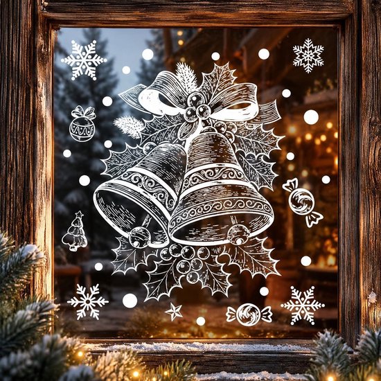 Raam Sticker Rand 1 stuk-kerst raamstickers- raamstickers-raamstickers kerst-raamstickers ...