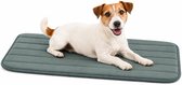 Hondenkussen – Hondenmand – Orthopedisch Xana Rechthoekig Groen S – 70,5x41,5cm – memory foam – antislip bodem – perfect voor hondenbench