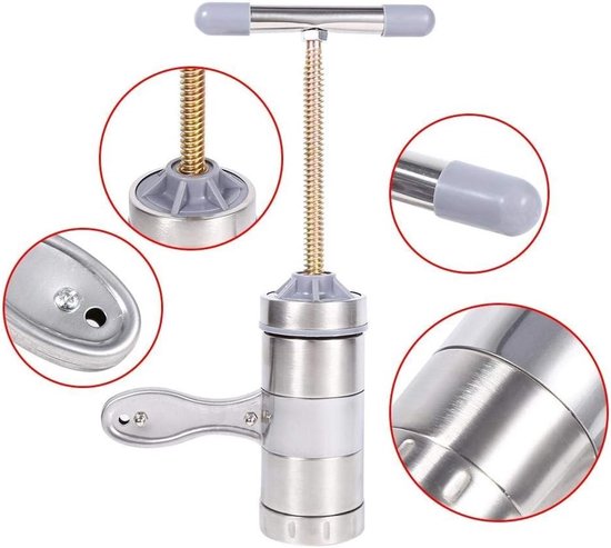 Handmatige Pastamaker, Draagbaar en Compact, Perfect voor Thuisgebruik en Verse Pasta Maken — afbeelding 3