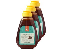 Green Sweet | Syrup | Choco | 3 stuks | 3 x 450g