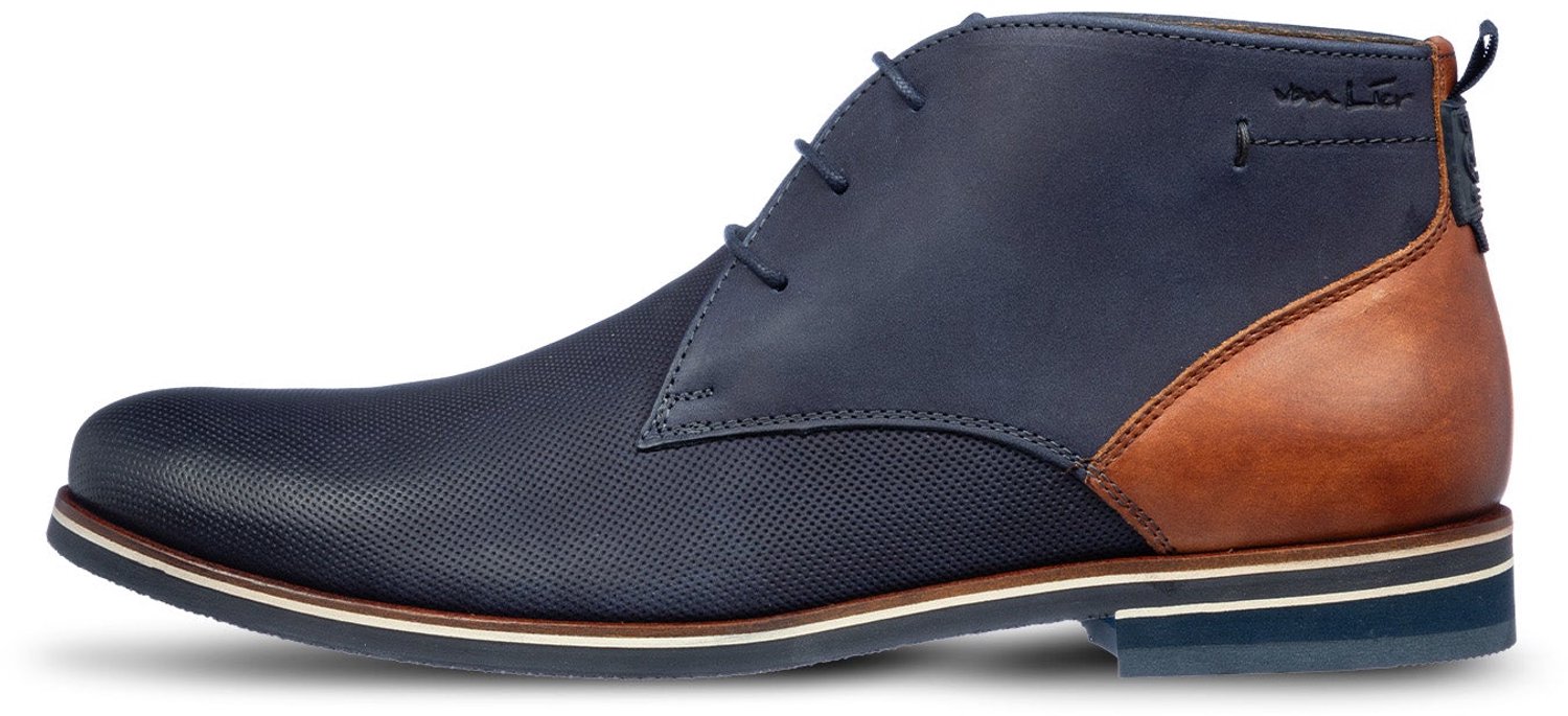 VANLIER - Heren Schoenen Sabinus - Blauw - Maat 45