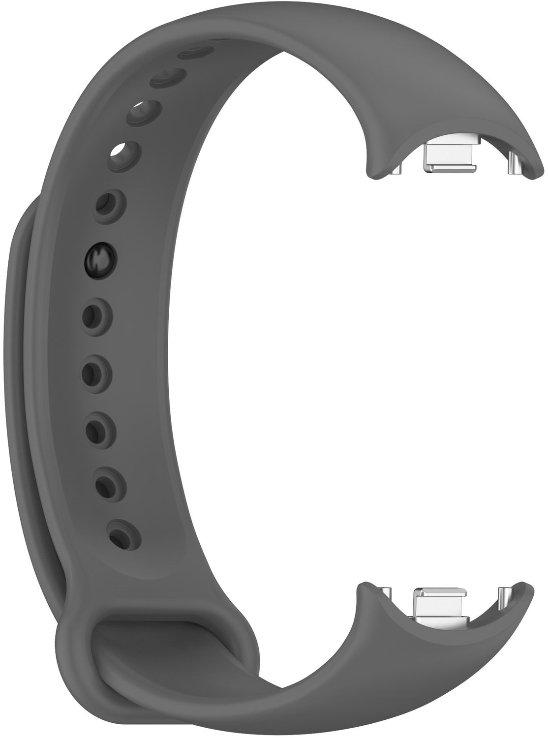 Stijlvolle TPU-band compatibel met Xiaomi Band 8/9 (Metal Head) – Comfortabel, zweetbestendig en veilige pasvorm
