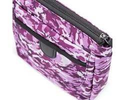 Golf Tee Bag Polyester Tee Pouch 7,0 X 7,0 X 2,3 Inch Draagbare Ballen Tees Opbergtas met Riem Draagontwerp voor Golfoefenbaan, Spelen en Trainen