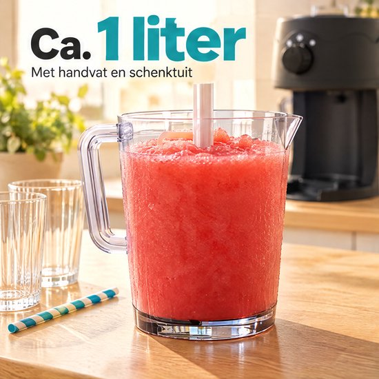Cheqo® Slush Puppy Machine - Slushmachine - Slush Maker - Slushy Maker - IJscrusher - Ice Crusher - IJsvergruizer - IJsmachine - Crushed Ice Machine - Frozen Drink Machine - Smoothie en Milkshake Maker - Elektrisch voor Cocktails en Thuis van Cheqo — afbeelding 5
