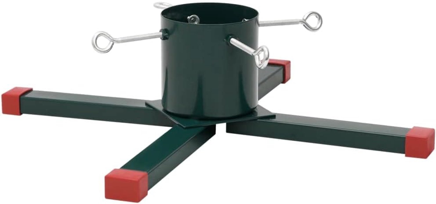 Kerstboomstandaard voor echte bomen tot 2,6 m, kerstboomstandaard met waterreservoir van 1,3 l, stabiele boomstandaard van metaal en kunststof, 60 x 60 x 16 cm