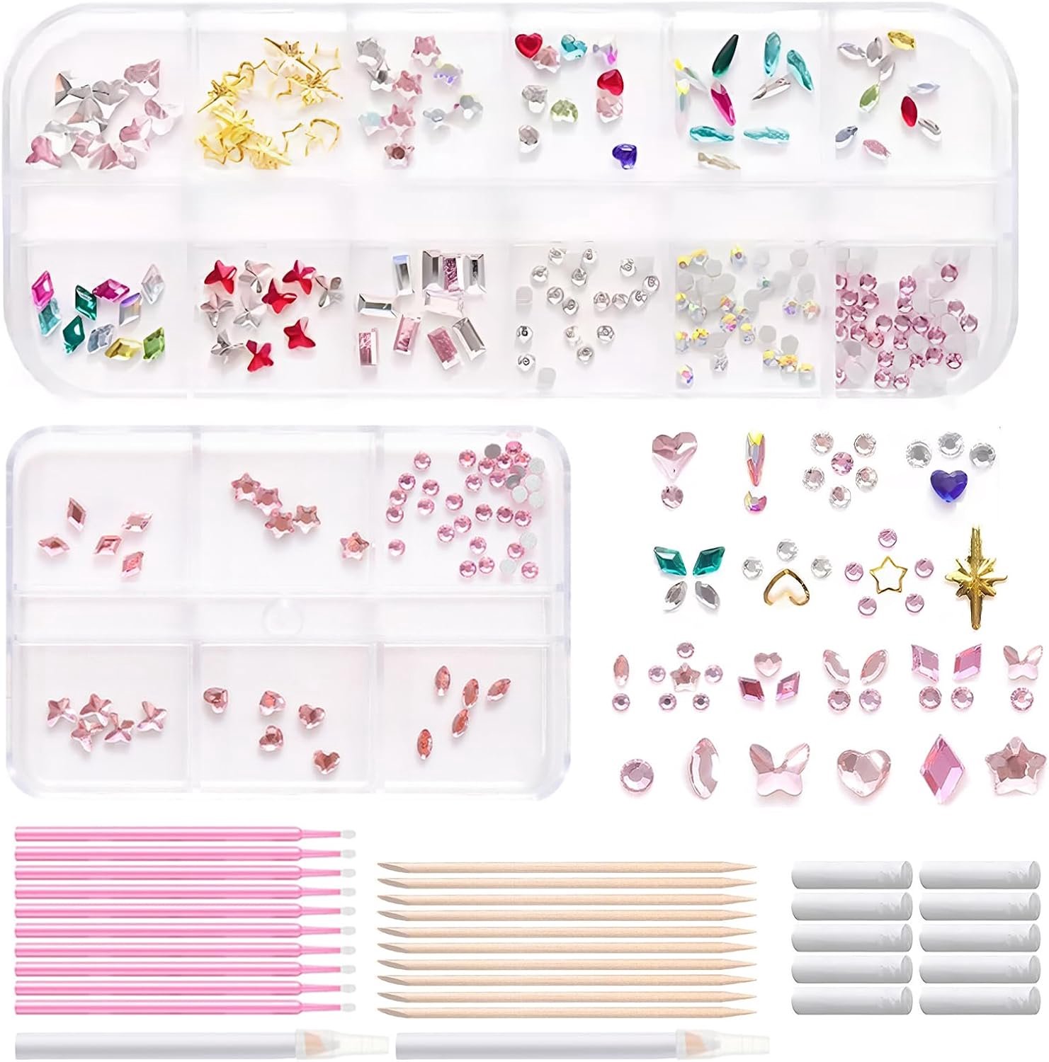 Sieraden set tandsteen set Tand Gem Kit 160 kleurrijke