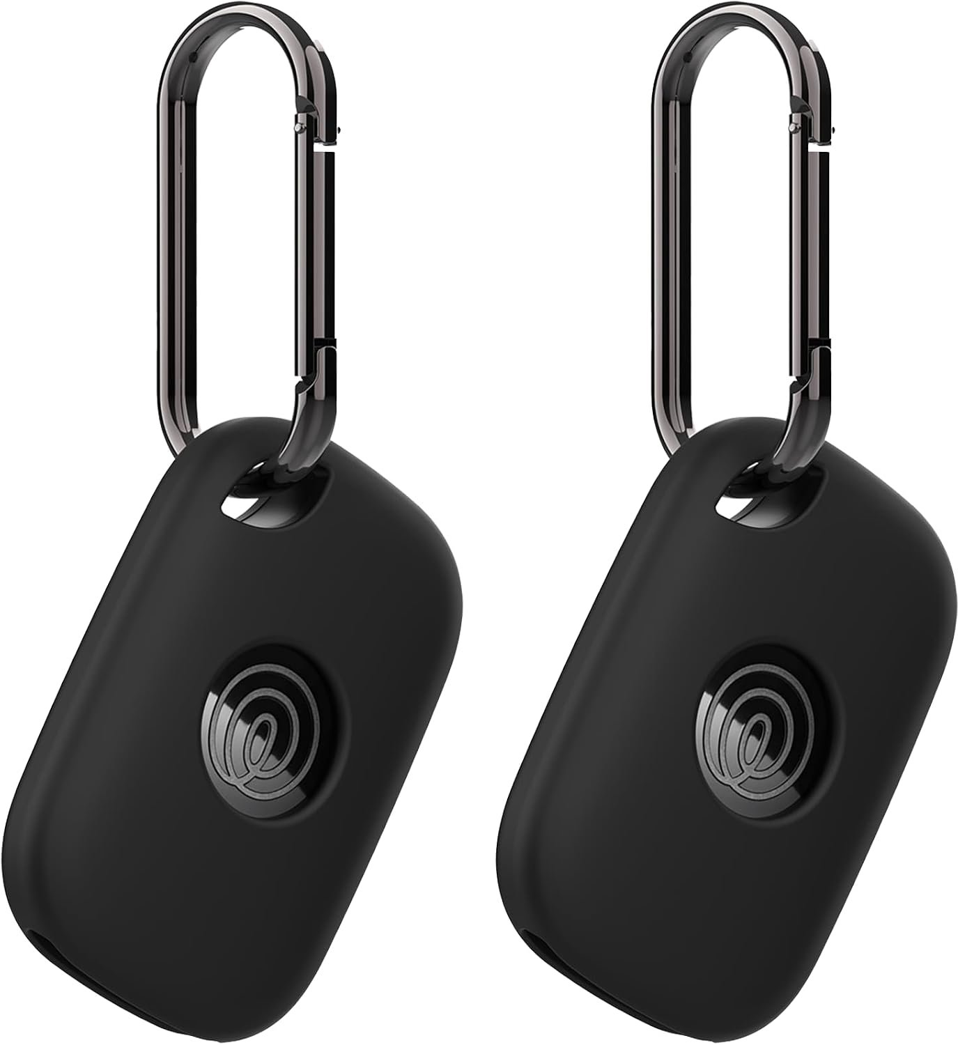 Pro 2pack beschermhoes voor Tile Life360 Pro Anti-Loss Tracker - Siliconen sleutelhanger - Duurzaam en stijlvol - Waterdicht en valbestendig - Zwart