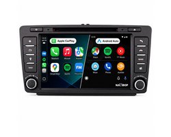 Navibop Autoradio geschikt voor Škoda Octavia Yeti 2009 t/m 2015 - Draadloos Apple CarPlay & Android Auto - 9 inch touchscreen - Android 15 - 2GB/32GB - Navigatie - Bluetooth - DAB+ ready - 2 din - 2009 2010 2011 2012 2013 2014 2015