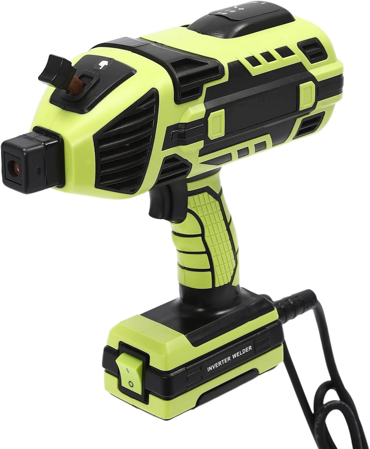 4600 W lasapparaat, handlasapparaat, draagbaar, 220 V met IGBT omvormer, 6 variabele stroomaanpassing, elektrische lasapparaat set (groen)
