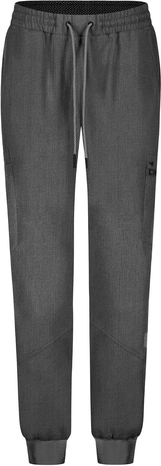Medische slip broek jogger 7 zakken met elastische tailleband en achterzakken ziekenhuis uniformbroek anti-rimpel met elastaan