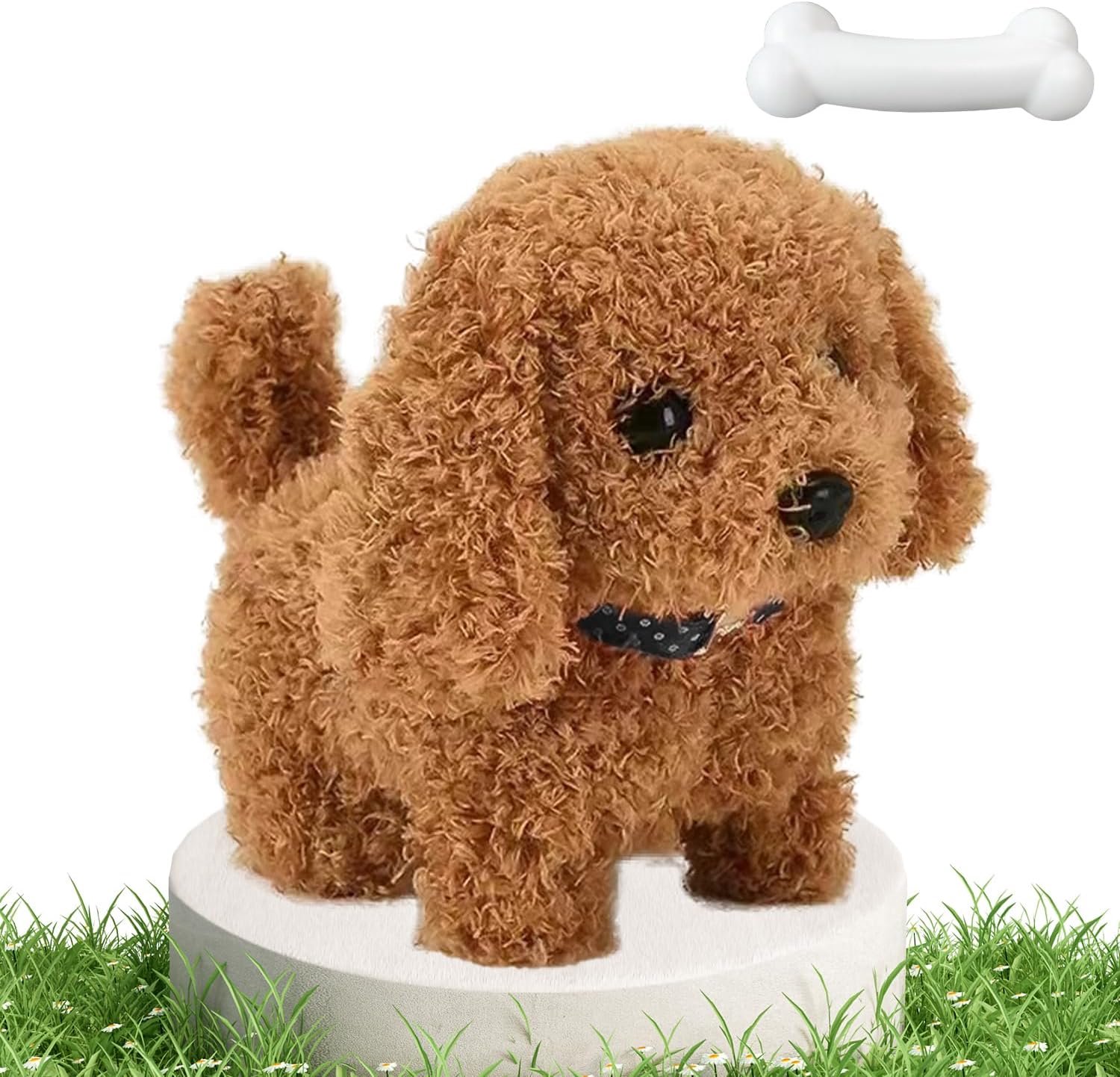 Robot puppy, elektronisch huisdier hond voor kinderen, interactief hondenspeelgoed kinderen, pluche looppuppy, blaffend hondenspeelgoed voor jongens en meisjes