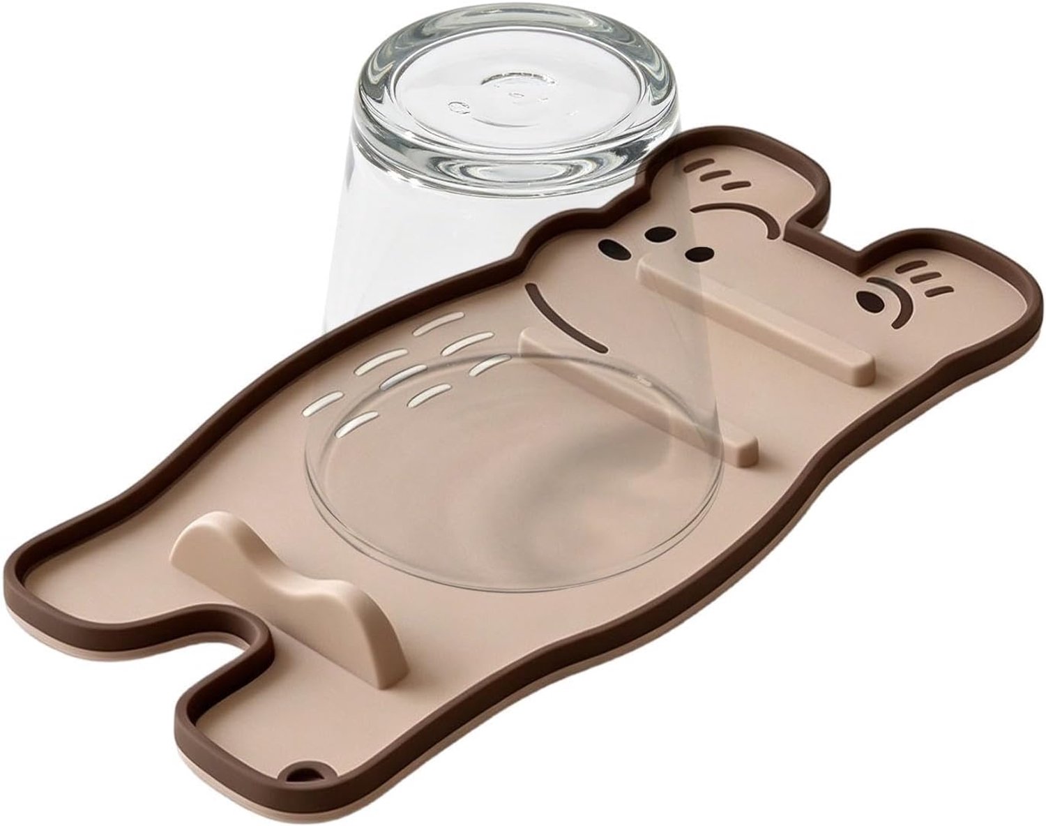 Deksel Organizer Antislip Esthetisch Dierlijk Ontwerp Opslag Rack