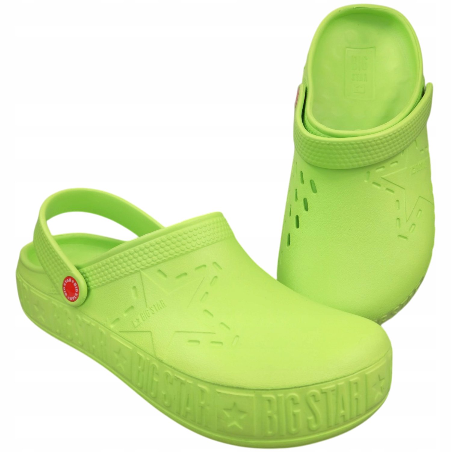 Big Star Heren Slippers II175005 - Lichtgewicht, Waterdicht, Groen, Maat 43