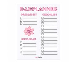 Venus Natalis - Dagplanner A5 – 50 Vellen – 120 g/m² – Checklist, Prioriteiten & Self-Care