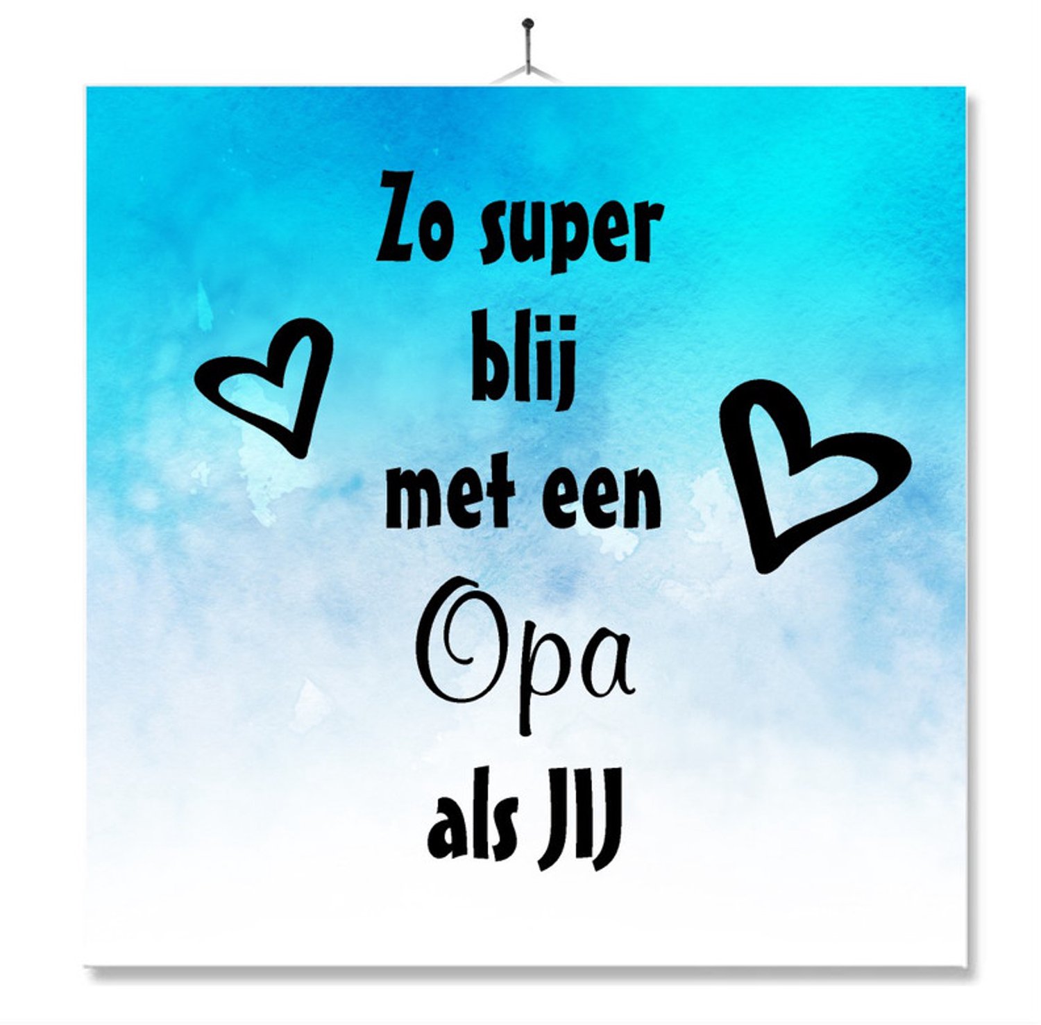 MC Living Tegel Met Opdruk | Geschenk | Kado | Zo super blij met een opa als jij Multi-Color