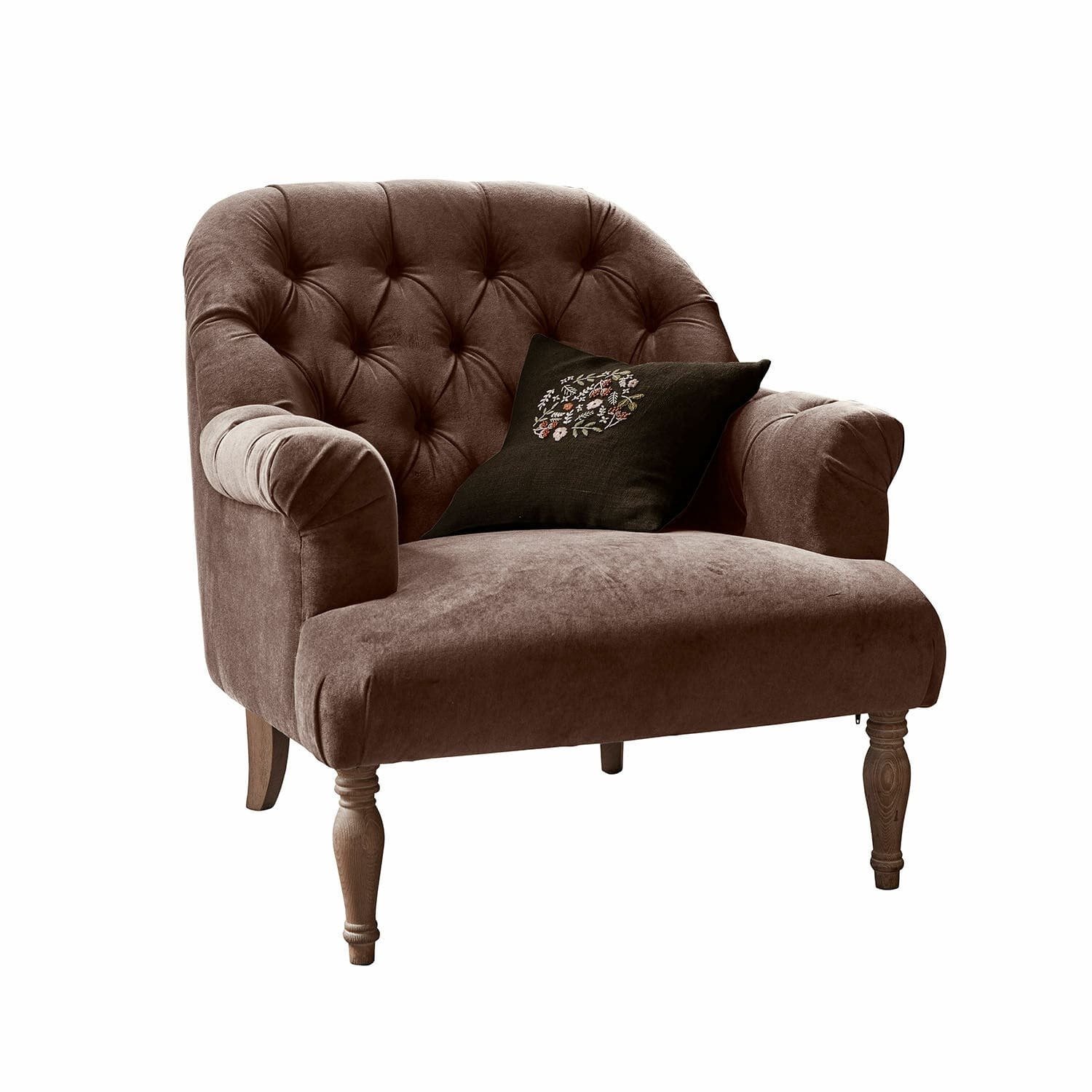 Loberon Fauteuil Shambrook donkerbruin