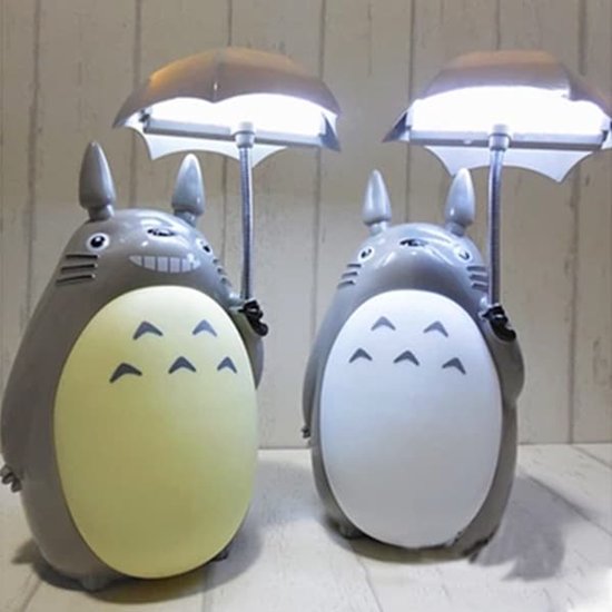 LED lamp - Totoro LED-nachtlampje met USB-aansluiting, schattige cartoon, leeslampje voor thuisdecoratie - wit — afbeelding 2