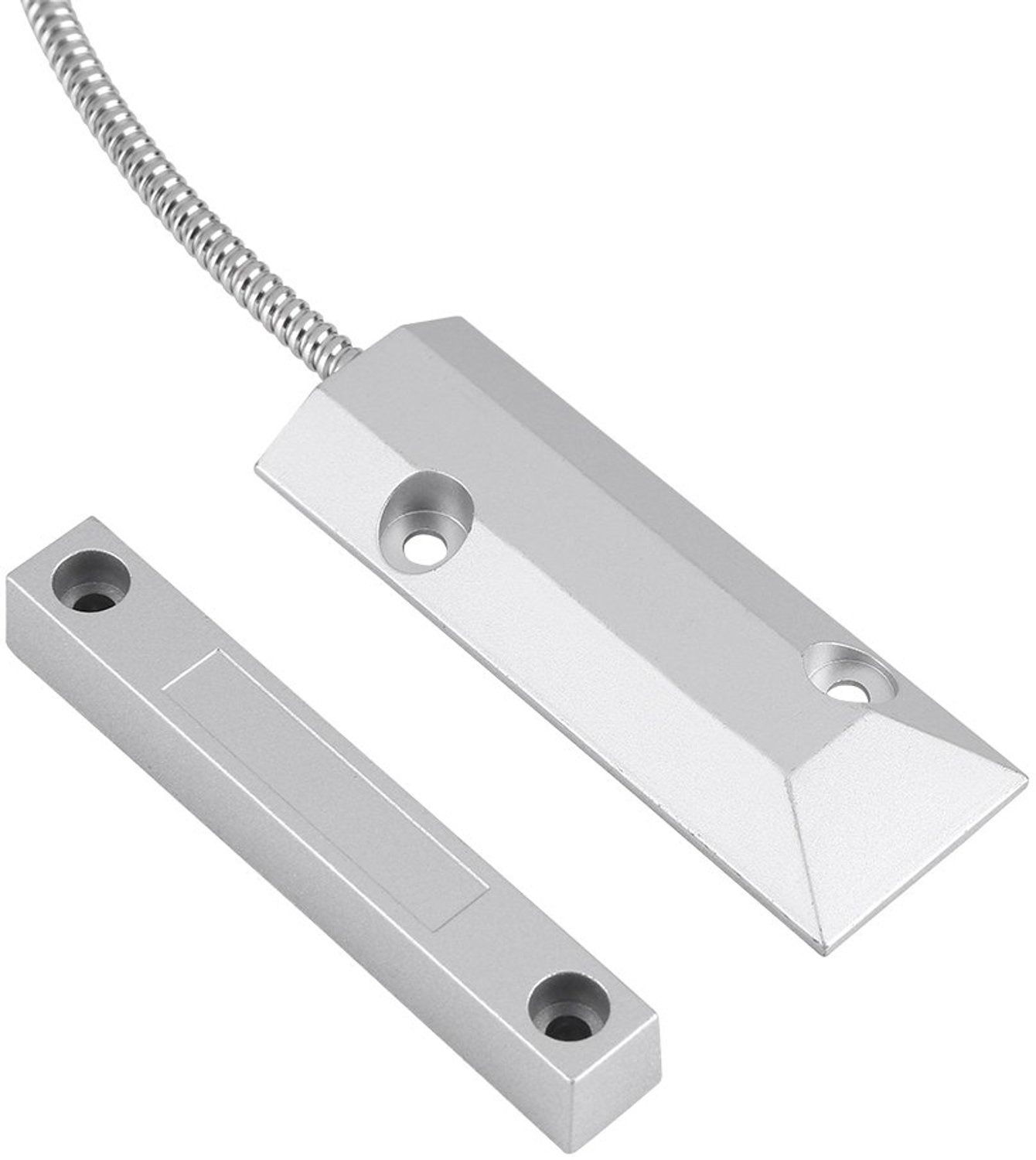 Magnetische Contacten - Bedrade Sensor - Deur/Raam Alarm - Detectieafstand 50-70 mm - Zinklegering - 12V 120mA - Deursensor