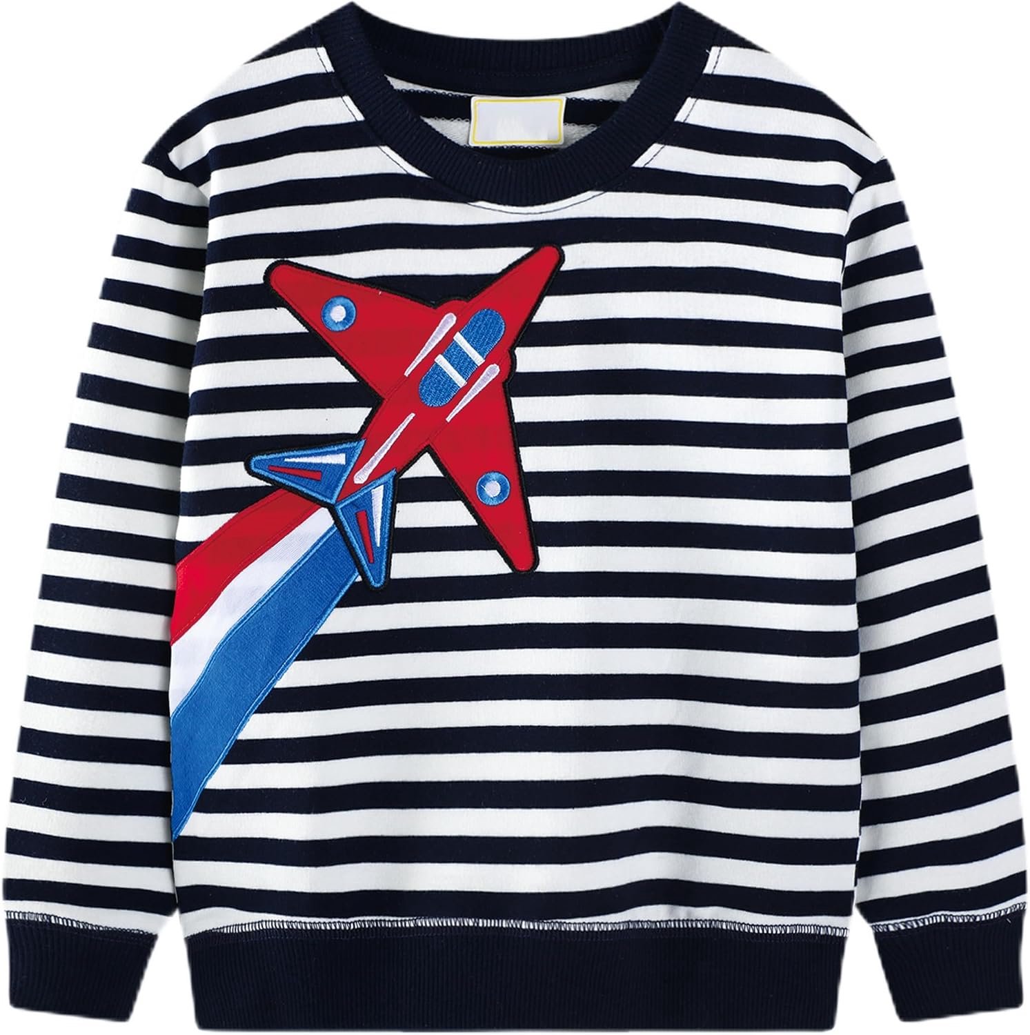 Sweatshirts voor jongens met print van graafmachine, tractor en vliegtuig
