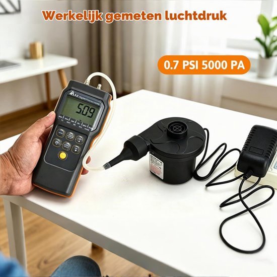 Elektrische luchtpomp, 2-in-1, elektrische pomp, opblaasbaar — afbeelding 3